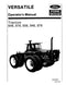 Versatile 846, 876, 936, 946, and 976 Tractor Manual