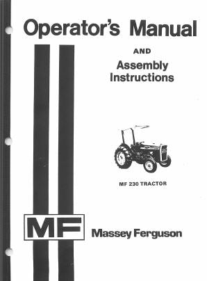 Massey Ferguson 230 Tractor Manual