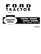Ford 2000, 3000, 4000, and 5000 Tractor Manual