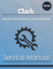 CLARK C500-30, C500-35, C500-40, and C500-45 Forklift - COMPLETE Service Manual