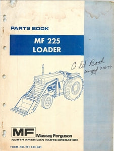 Massey-Ferguson 225 Loader - Parts Manual