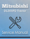 Mitsubishi D1300FD Tractor - Service Manual