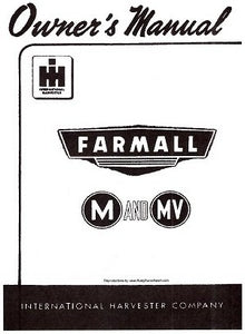 International Farmall Model M and MV Tractor Manual