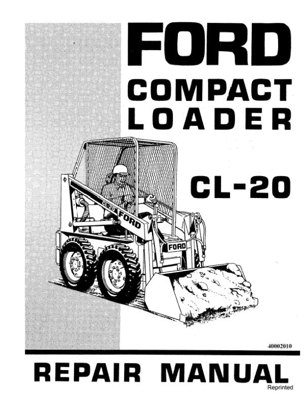 Ford CL-20 Skid-Steer - Service Manual