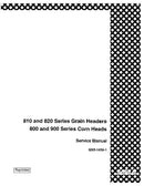 International 800 and 900 Series Corn Heads - Service Manual