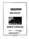 Hesston 4650 Hay Baler - Parts Catalog