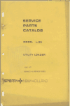 New Holland Model L 35 Utility Loader - Service Parts Catalog (Big)