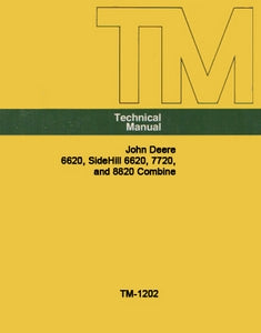 John Deere 6620, SideHill 6620, 7720 and 8820 - COMPLETE Technical Manual