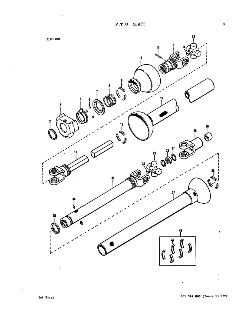 Massey Ferguson 120, 124, 126, 128, and 130 Baler - Parts Manual