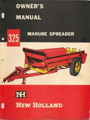 New Holland 325 Manure Spreader Manual