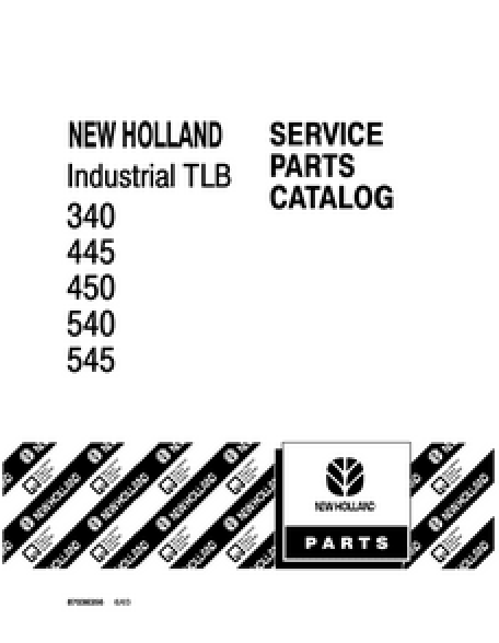 Ford 340A, 340B, 445A, 450, 540 and 545 Tractor - Parts Catalog