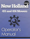 New Holland 451 and 456 Mower Manual