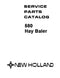 New Holland 580 Baler - Parts Catalog