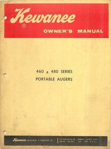 Kewanee 460 and 480 Series Portable Auger Manual