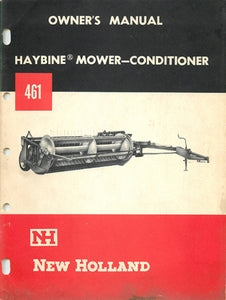 New Holland 461 Haybine Mower-Conditioner Manual