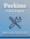 Perkins 4.248 Engine - Service Manual