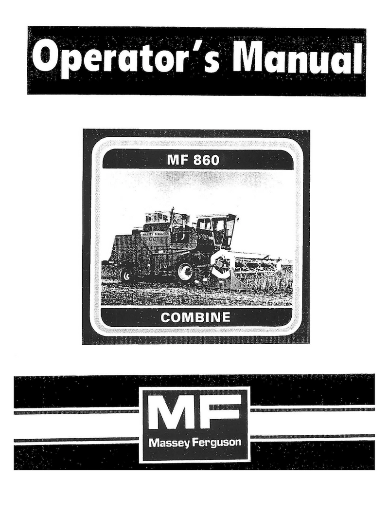 Massey Ferguson 860 Combine Manual