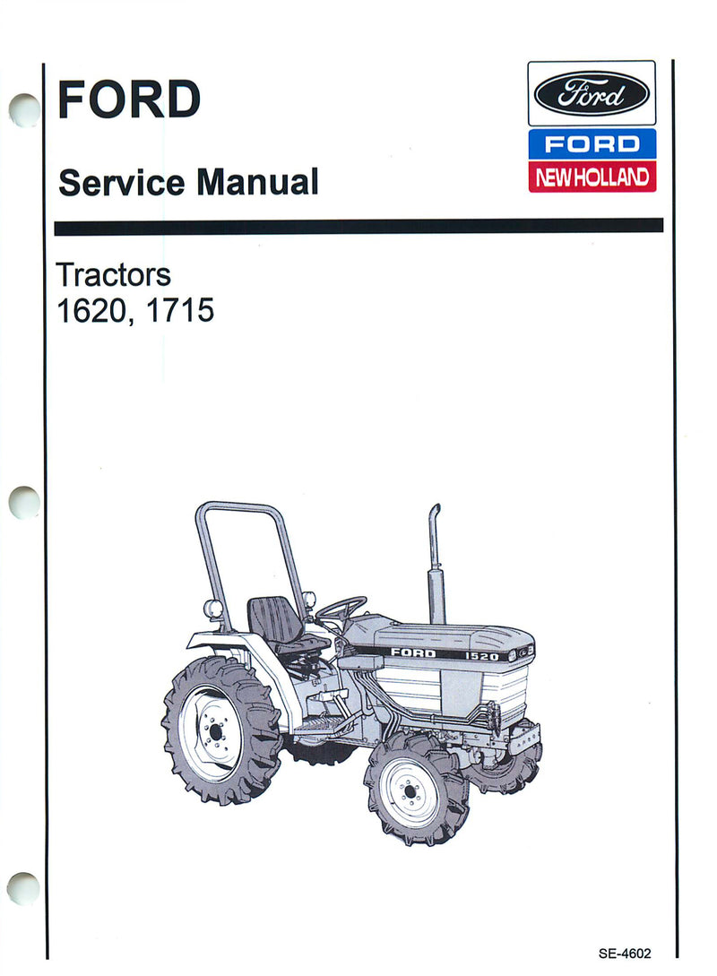 Ford 1620 and 1715 Tractors - COMPLETE Service Manual