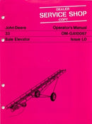 John Deere 33 Bale Elevator Manual