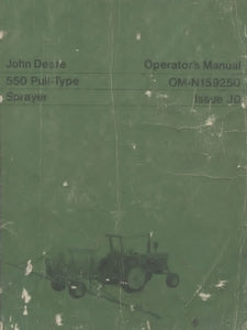 John Deere 550 Pull Type Sprayer Manual