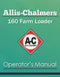 Allis-Chalmers 160 Farm Loader Manual Cover