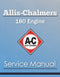 Allis-Chalmers 180 Engine - Service Manual Cover