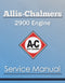 Allis-Chalmers 2900 Engine - Service Manual Cover
