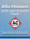 Allis-Chalmers 312D Lawn & Garden Tractor - Service Manual Cover
