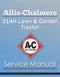 Allis-Chalmers 314H Lawn & Garden Tractor - Service Manual Cover