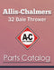 Allis-Chalmers 32 Bale Thrower - Parts Catalog Cover