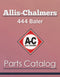 Allis-Chalmers 444 Baler - Parts Catalog Cover