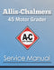Allis-Chalmers 45 Motor Grader - Service Manual Cover