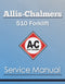 Allis-Chalmers 510 Forklift - Service Manual Cover