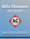 Allis-Chalmers 612 Forklift - Service Manual Cover