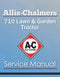 Allis-Chalmers 710 Lawn & Garden Tractor - Service Manual Cover