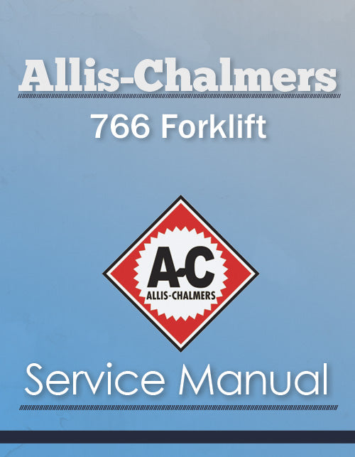 Allis-Chalmers 766 Forklift - Service Manual Cover