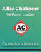 Allis-Chalmers 90 Farm Loader Manual Cover