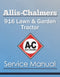 Allis-Chalmers 916 Lawn & Garden Tractor - Service Manual Cover