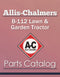 Allis-Chalmers B-112 Lawn & Garden Tractor - Parts Catalog Cover