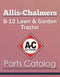 Allis-Chalmers B-12 Lawn & Garden Tractor - Parts Catalog Cover