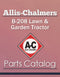 Allis-Chalmers B-208 Lawn & Garden Tractor - Parts Catalog Cover