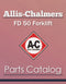 Allis-Chalmers FD 50 Forklift - Parts Catalog Cover