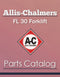 Allis-Chalmers FL 30 Forklift - Parts Catalog Cover