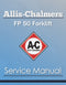 Allis-Chalmers FP 50 Forklift - Service Manual Cover