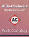 Allis-Chalmers FPL40-24 Forklift - Parts Catalog Cover