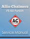 Allis-Chalmers FS 60 Forklift - Service Manual Cover