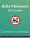 Allis-Chalmers H3 Crawler Manual Cover