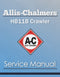 Allis-Chalmers HB11B Crawler - Service Manual Cover