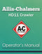 Allis-Chalmers HD11 Crawler Manual Cover