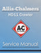 Allis-Chalmers HD11 Crawler - Service Manual Cover